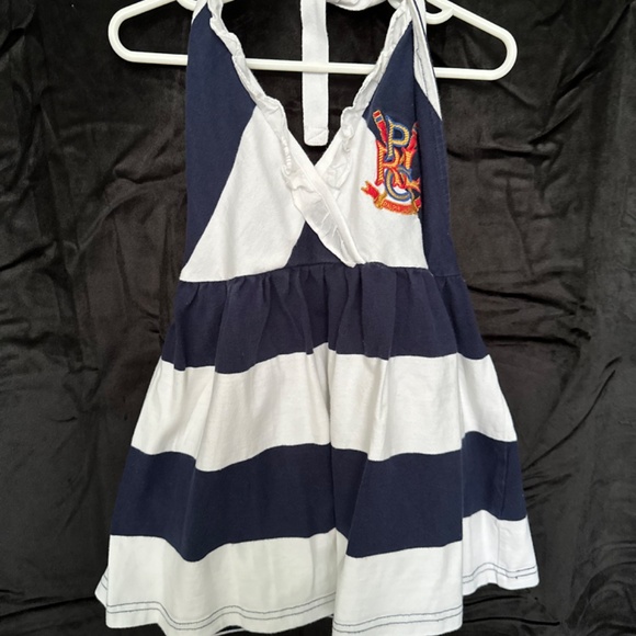 Ralph Lauren, girls nautical halter top, size M - Picture 2 of 5